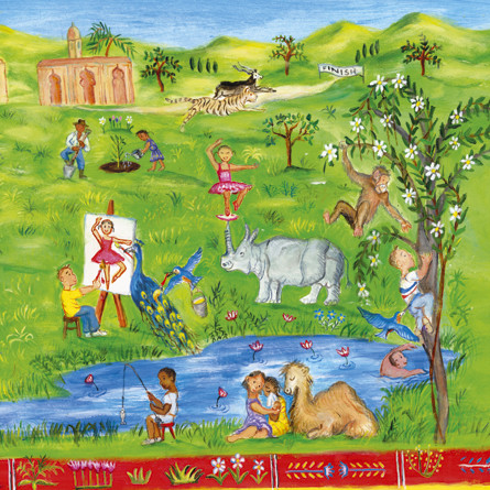 Picture book on Karma by Deepak Chopra